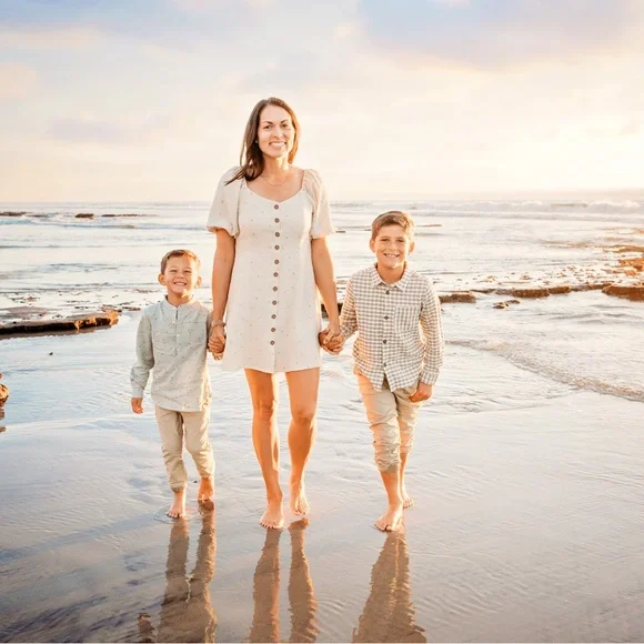 Rylee + Cru Starry Beige Top - Picture 6 of 6